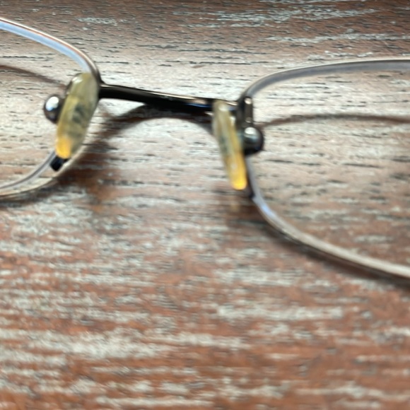 Ted Baker Scuffler B113 LBR brown half rim eyeglasses 48-20-135 with black case - Picture 5 of 16